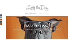 Desktop Screenshot of larrythedog.com